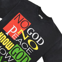No God No Peace Tee | Black