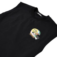 Friendly Match Sleeveless Tee | Black