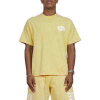 Faded Curve Tee | Pale Marigold
