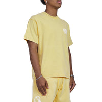 Faded Curve Tee | Pale Marigold