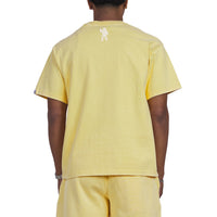 Faded Curve Tee | Pale Marigold