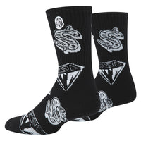Diamond Sock | Black