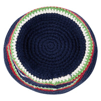 Knit Bucket Hat | Navy Peony