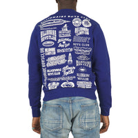 Labels Sweatshirt | Blue Depths
