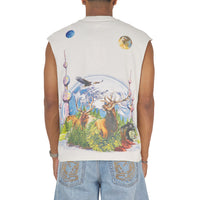 Memories Sleeveless Tee | Whisper White