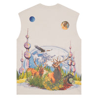 Memories Sleeveless Tee | Whisper White