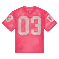 Varsity Mesh Tee | Desert Rose