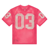 Varsity Mesh Tee | Desert Rose
