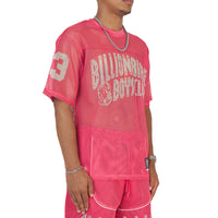 Varsity Mesh Tee | Desert Rose