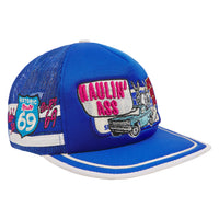 Ass Vintage Hat | Royal/White Stripes