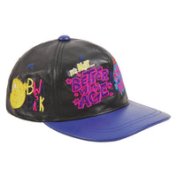Brainwash Vintage Hat | Black/Blue Leather