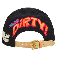 Brainwash Vintage Hat | Black Suede
