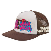 Brainwash Vintage Hat | Brown/White