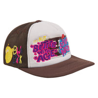 Brainwash Vintage Hat | Brown/White