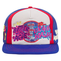 Brainwash Vintage Hat | Royal/White/Red