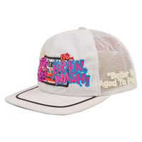 Brainwash Vintage Hat | White