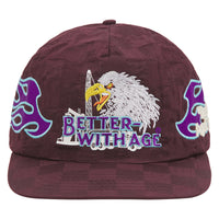 Doug Vintage Hat | Burgundy