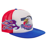 Doug Vintage Hat | White/Blue/Red