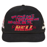 Highway Vintage Hat | Black Suede