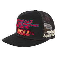 Highway Vintage Hat | Black Suede