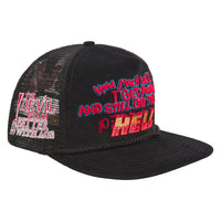 Highway Vintage Hat | Black Suede
