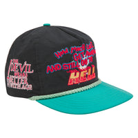 Highway Vintage Hat | Black/Teal