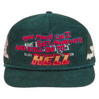Highway Vintage Hat | Green Suede