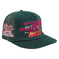Highway Vintage Hat | Green Suede