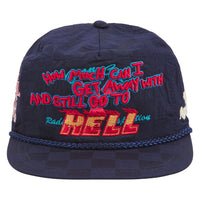 Highway Vintage Hat | Navy Damier