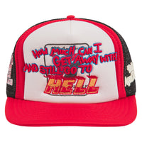Highway Vintage Hat | Red/White/Black