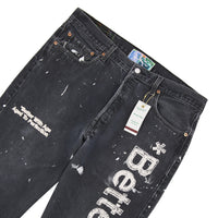 In Case You Forgot Denim | Black Paint