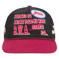 Judas Vintage Hat | Black/Burgundy