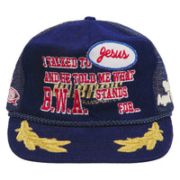 Judas Vintage Hat | Blue Suede