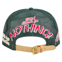 Judas Vintage Hat | Green Suede