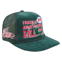 Judas Vintage Hat | Green Suede