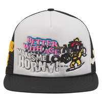 Nowhere Vintage Hat | Black/White