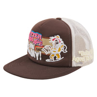 Nowhere Vintage Hat | Brown/White