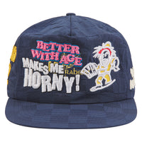 Nowhere Vintage Hat | Navy Plaid