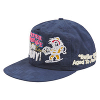 Nowhere Vintage Hat | Navy Plaid