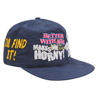 Nowhere Vintage Hat | Navy Plaid