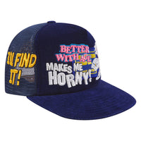 Nowhere Vintage Hat | Navy Suede