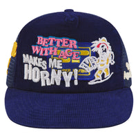 Nowhere Vintage Hat | Navy Suede