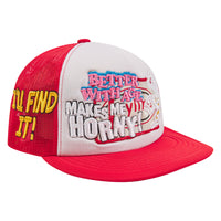 Nowhere Vintage Hat | Red/White