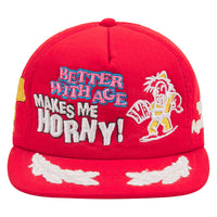 Nowhere Vintage Hat | Red/Wreath