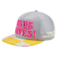 Party Vintage Repair Hat | Yellow Floral