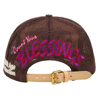 Tarot Vintage Hat | Brown/White