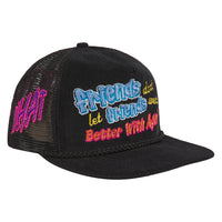 Yeah Yeah Vintage Hat | Black Suede