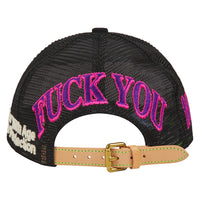 Yeah Yeah Vintage Hat | Black Suede