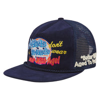 Yeah Yeah Vintage Hat | Navy Suede