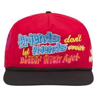Yeah Yeah Vintage Hat | Red/Black